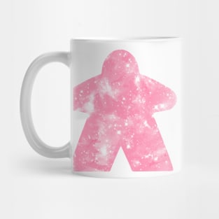 Pink Space Sky Star Meeple | Board Game Fan Mug